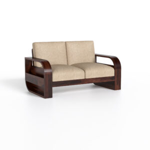 Round Arm 2 Seater Sofa Set